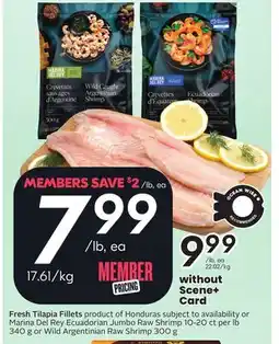 Sobeys Fresh Tilapia Fillets offer