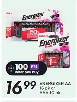 Sobeys ENERGIZER AA offer