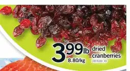 Fortinos DRIED CRANBERRIES offer