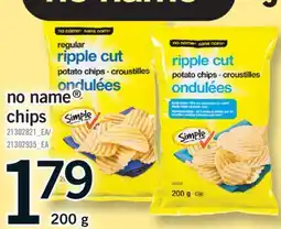 Fortinos NO NAME CHIPS, 200 G offer