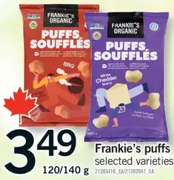 Fortinos FRANKIE'S PUFFS, 120/140 g offer