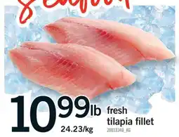 Fortinos FRESH TILAPIA FILLET offer