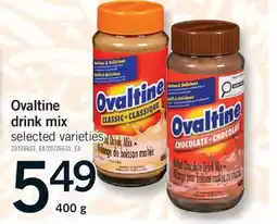 Fortinos OVALTINE DRINK MIX, 400 G offer