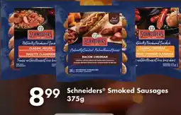 Fortinos SCHNEIDERS SMOKED SAUSAGES, 375G offer