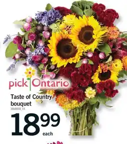 Fortinos TASTE OF COUNTRY BOUQUET offer