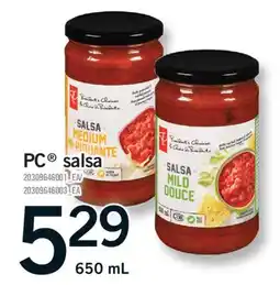 Fortinos PC SALSA, 650 ML offer