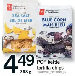 Fortinos PC KETTLE TORTILLA CHIPS, 368 G offer