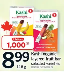 Fortinos KASHI ORGANIC LAYERED FRUIT BAR, 118 G offer