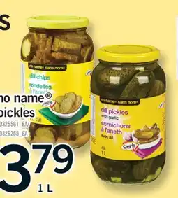 Fortinos NO NAME PICKLES, 1 L offer