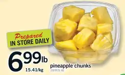 Fortinos PINEAPPLE CHUNKS offer