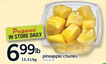 Fortinos PINEAPPLE CHUNKS offer