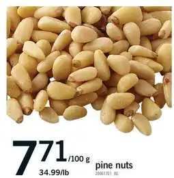 Fortinos PINE NUTS offer