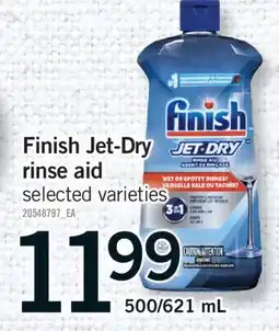 Fortinos FINISH JET-DRY RINSE AID, 500/621 ML offer