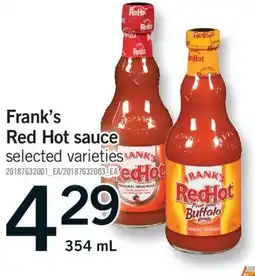 Fortinos Frank's Red Hot sauce, 354 mL offer