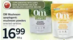 Fortinos OM MUSHROOM APOPTOGENIC MUSHROOM POWDERS, 60 G offer