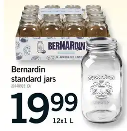 Fortinos BERNARDIN STANDARD JARS, 12X1 L offer