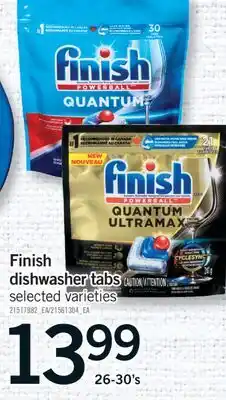 Fortinos FINISH DISHWASHER TABS, 26-30'S offer