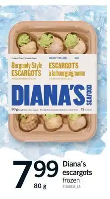 Fortinos DIANA'S ESCARGOTS, 80 G offer