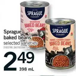 Fortinos SPRAGUE BAKED BEANS, 398 ML offer