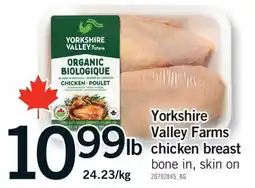 Fortinos YORKSHIRE VALLEY FARMS CHICKEN BREAST offer