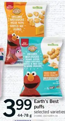 Fortinos EARTH'S BEST PUFFS, 44-78 G offer