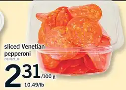 Fortinos SLICED VENETIAN PEPPERONI offer