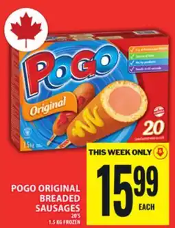 Food Basics POGO ORIGINAL BREADED SAUSAGES offer