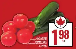 Food Basics ZUCCHINI OR TOMATOES offer
