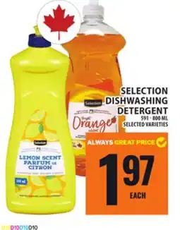 Food Basics SELECTION DISHWASHING DETERGENT offer