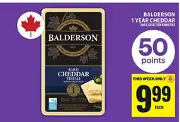 Food Basics BALDERSON 1 YEAR CHEDDAR offer