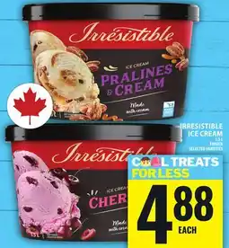 Food Basics IRRESISTIBLE ICE CREAM offer