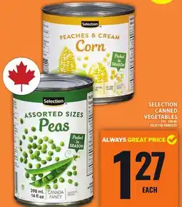 Food Basics SELECTION CANNED VEGETABLES offer