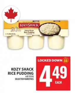 Food Basics KOZY SHACK RICE PUDDING offer