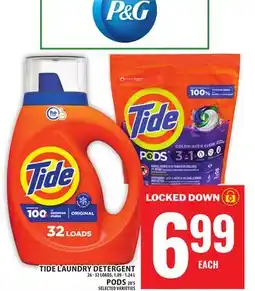 Food Basics TIDE LAUNDRY DETERGENT OR PODS offer