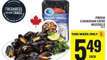 Food Basics FRESH CANADIAN COVE MUSSELS offer