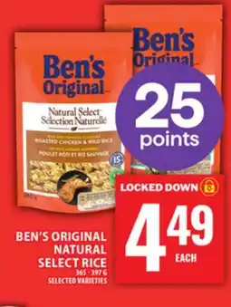 Food Basics BEN'S ORIGINAL NATURAL SELECT RICE offer