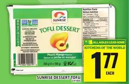 Food Basics SUNRISE DESSERT TOFU offer