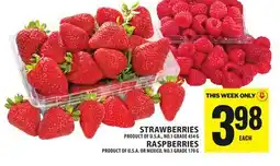 Food Basics STRAWBERRIES OR RASPBERRIES offer