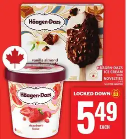 Food Basics HÄAGEN-DAZS ICE CREAM OR NOVELTIES offer