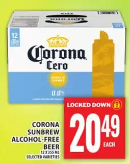 Food Basics CORONA SUNBREW ALCOHOL-FREE BEER offer