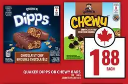 Food Basics QUAKER DIPPS OR CHEWY BARS offer