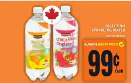 Food Basics SELECTION SPARKLING WATER offer