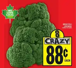 Food Basics BROCCOLI CROWNS offer