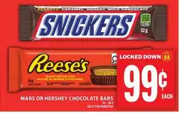 Food Basics MARS OR HERSHEY CHOCOLATE BARS offer