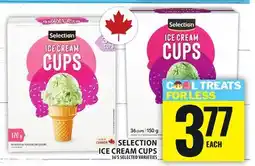 Food Basics SELECTION ICE CREAM CUPS offer