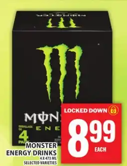 Food Basics MONSTER ENERGY DRINKS offer