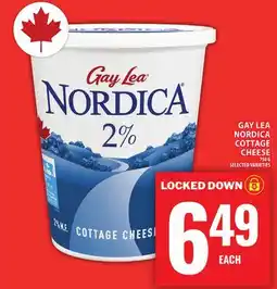 Food Basics GAY LEA NORDICA COTTAGE CHEESE offer