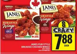 Food Basics JANES PUB STYLE BREADED CHICKEN WINGS offer