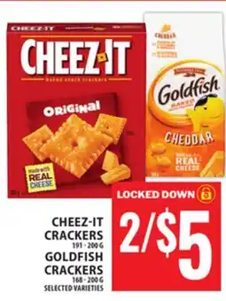 Food Basics CHEEZ-IT CRACKERS OR GOLDFISH CRACKERS offer
