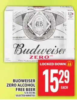 Food Basics BUDWEISER ZERO ALCOHOL FREE BEER offer